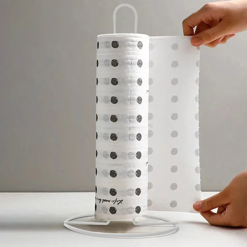 Stainless Steel Tissue & Roll Paper Holder – Dining Table Paper Tissue Holder Babs 1pc WHITE