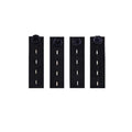 4pcs Elastic Waistband Button Extender – Maternity & Jeans Waistband Button Extender Babs 4Pcs Black