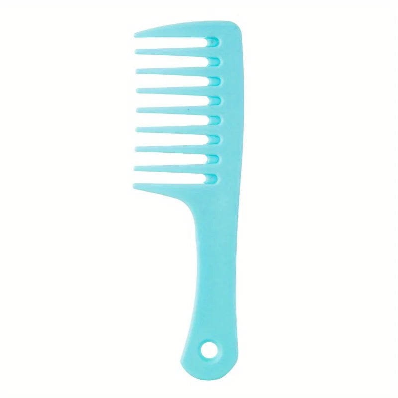 Anti-Static Wide Tooth Hair Comb – Detangling & Styling Wide Tooth Comb Babs blue