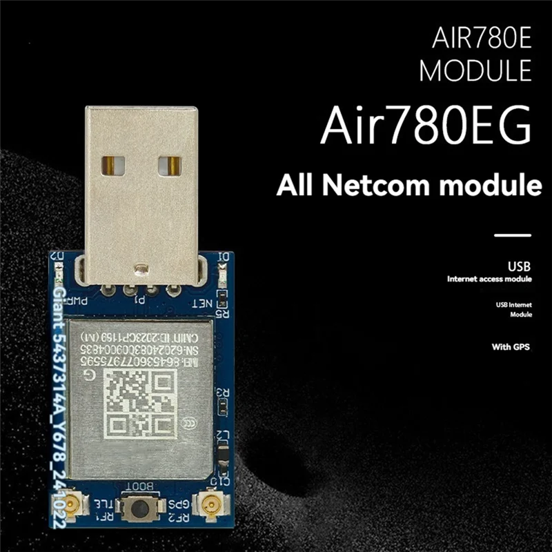 Air780EG 4G USB Module with GPS – Plug & Play, No Driver 4G USB Module Babs