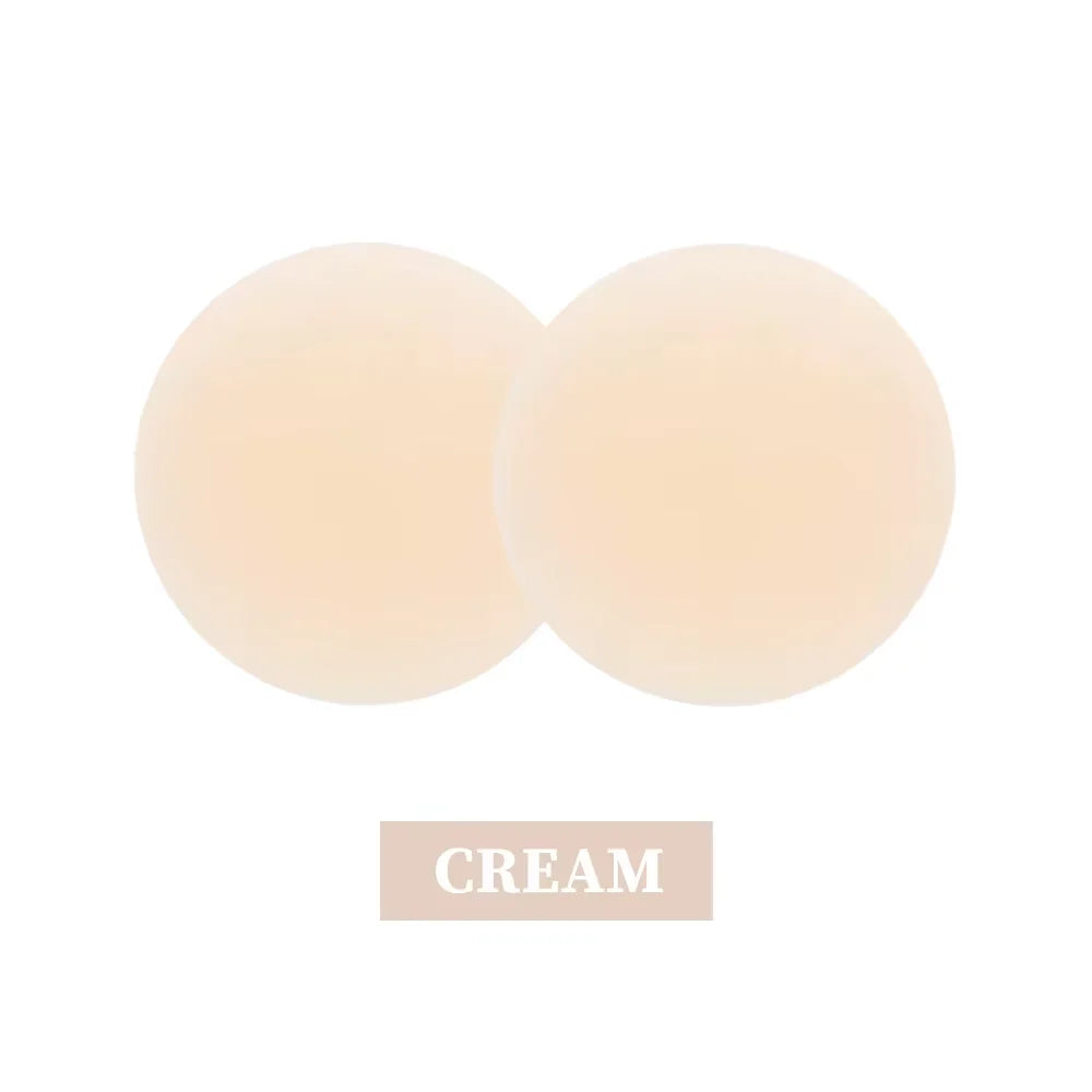 Silicone Nipple Covers – Non-Adhesive Seamless Pasties Silicone Nipple Covers Babs Cream M