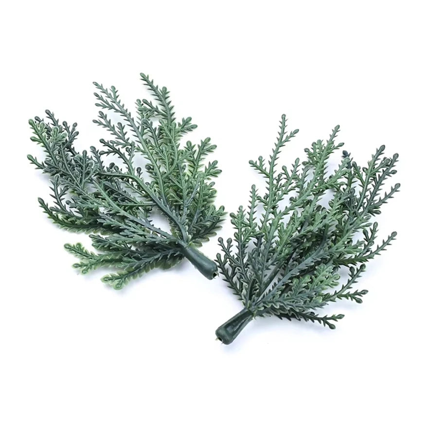 50/100 Pcs Artificial Grass Plants for Wreaths, Crafts & Wedding Decor Artificial Plant Picks Babs