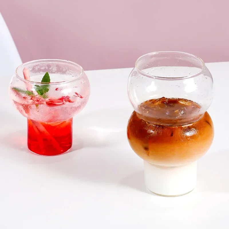 Borosilicate Glass Cup 520ml – Heat-Resistant Drinkware Glass Drinkware Cup Babs