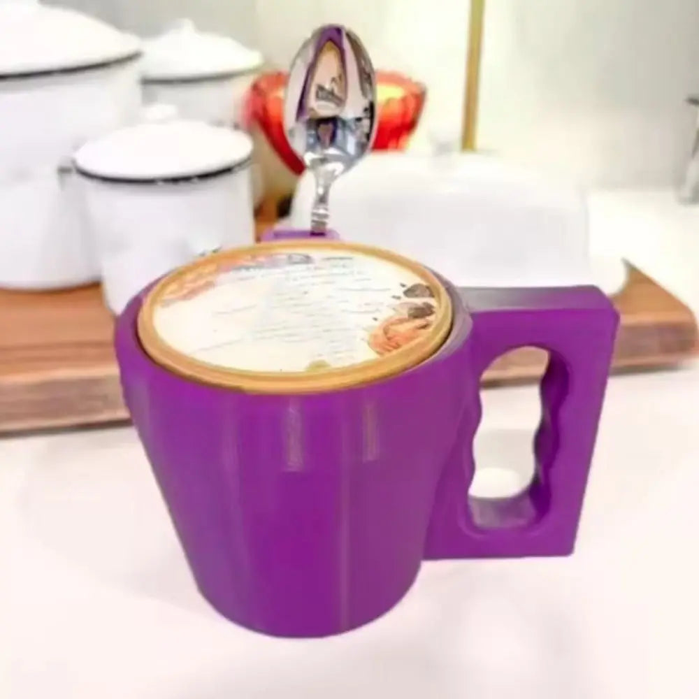 Drip-Proof Ice Cream Cup Holder with Handle & Spoon Slot Ice Cream Cone Holder Babs