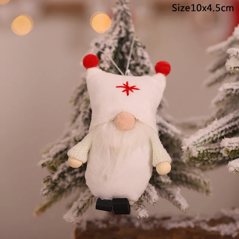 Christmas Elf Doll Ornament – Xmas Tree Hanging Pendant