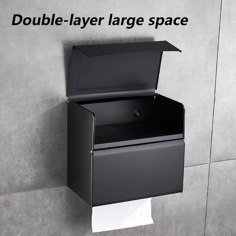 Stainless Steel Tissue Box Holder – Modern Multifunctional Tissue Box Holder Babs