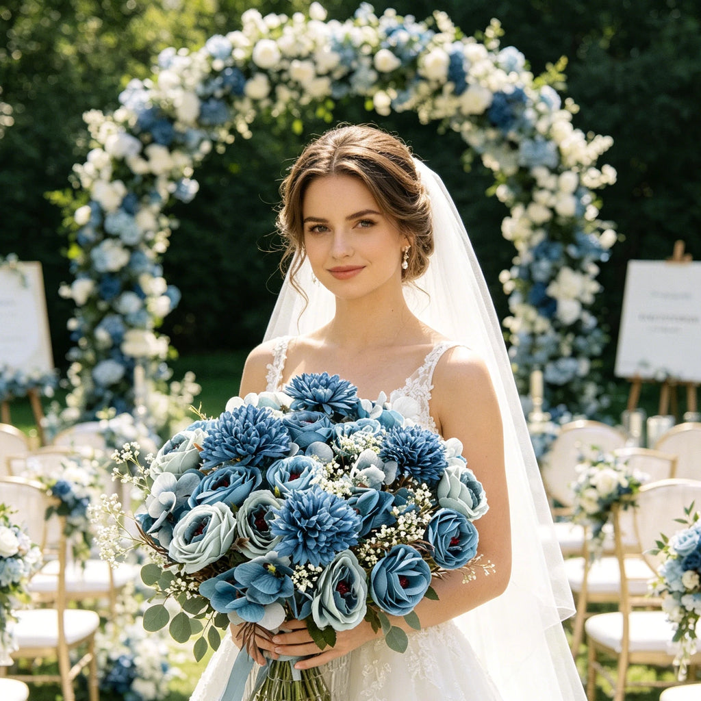 Silk Rose Artificial Flowers – Bridal Bouquet & Home Décor Artificial Silk Flowers Babs