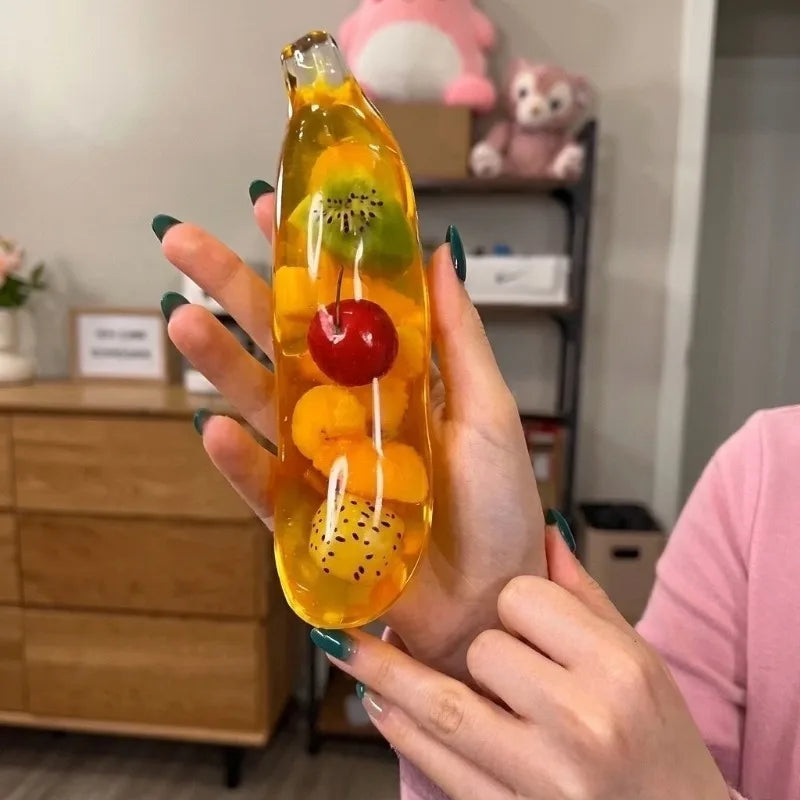 Banana Squeeze Squishy Toy – Slow Rebound Sensory Fidget Squishy Fidget Toy Babs