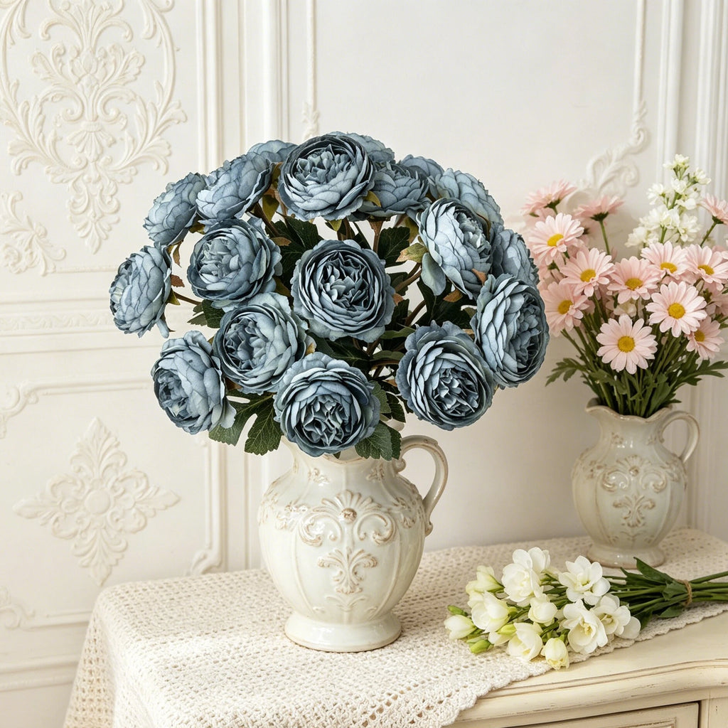 Artificial Lotus Peony Flowers – Wedding & Home Décor Bouquet Artificial Flower Bouquet Babs
