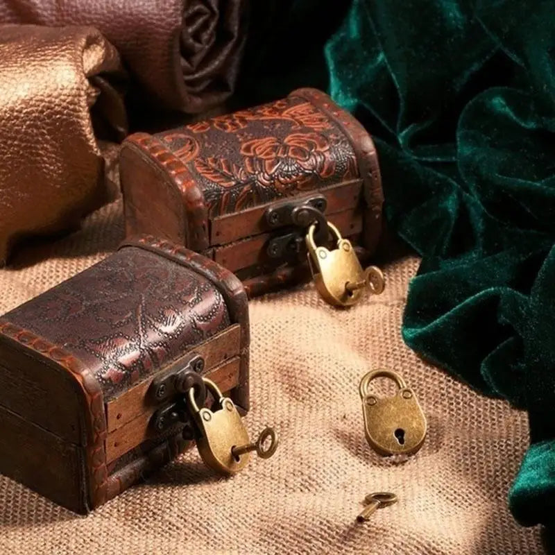 Vintage Antique Copper Mini Padlock – Decorative Key Lock Gift Decorative Padlock Babs