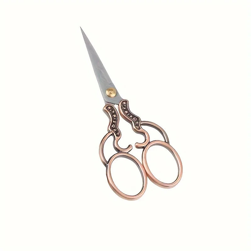 Antique Metal Craft Scissors – Embroidery, Nail & Paper Cut Craft Scissors Babs coffee color