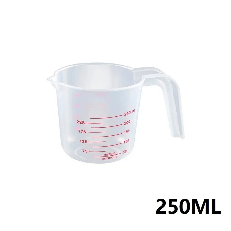 3-Piece Plastic Measuring Cups Set – 250, 500 & 1000ml Measuring Cup Set Babs (3)-1PCS