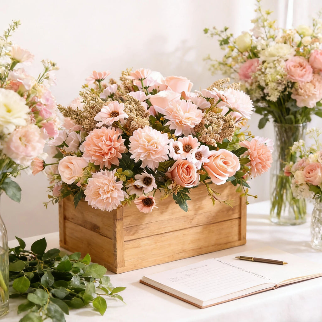Artificial Silk Rose Bouquet – Wedding & Home Décor Artificial Flower Bouquet Babs
