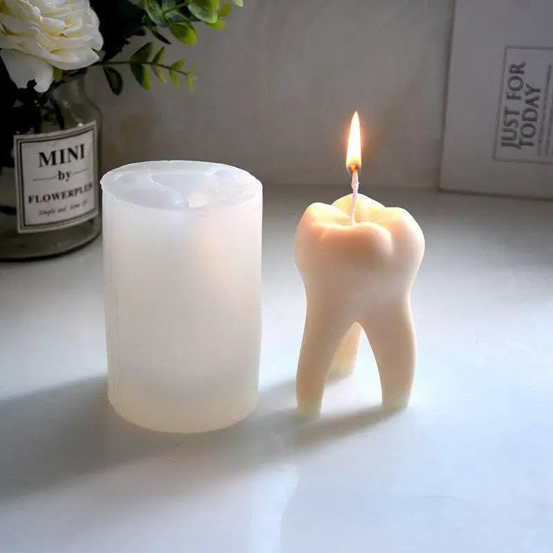 Large Teeth Silicone Mold – Halloween Cake & Candle Decoration Silicone Baking Mold Babs