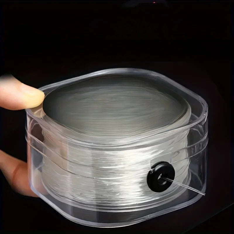 99.97m Elastic Beading Cord – Transparent Stretch Jewelry String Elastic Beading Cord Babs