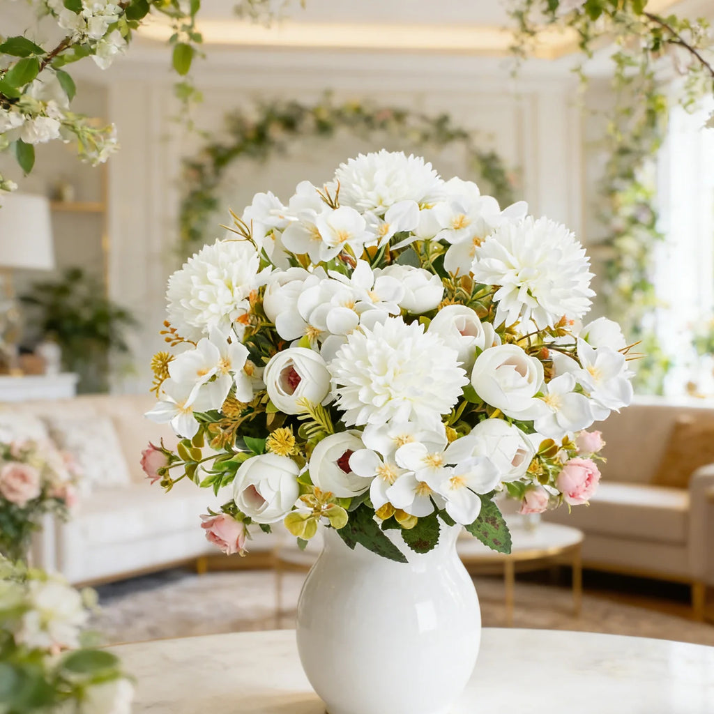Artificial Silk Hydrangea Flowers for Wedding & Home Décor Artificial Silk Flowers Babs