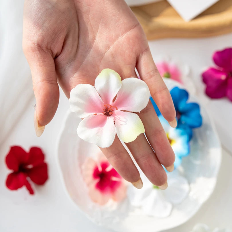 40/80pcs Silk Cherry Blossom Artificial Flowers UV Protection Artificial Silk Flowers Babs