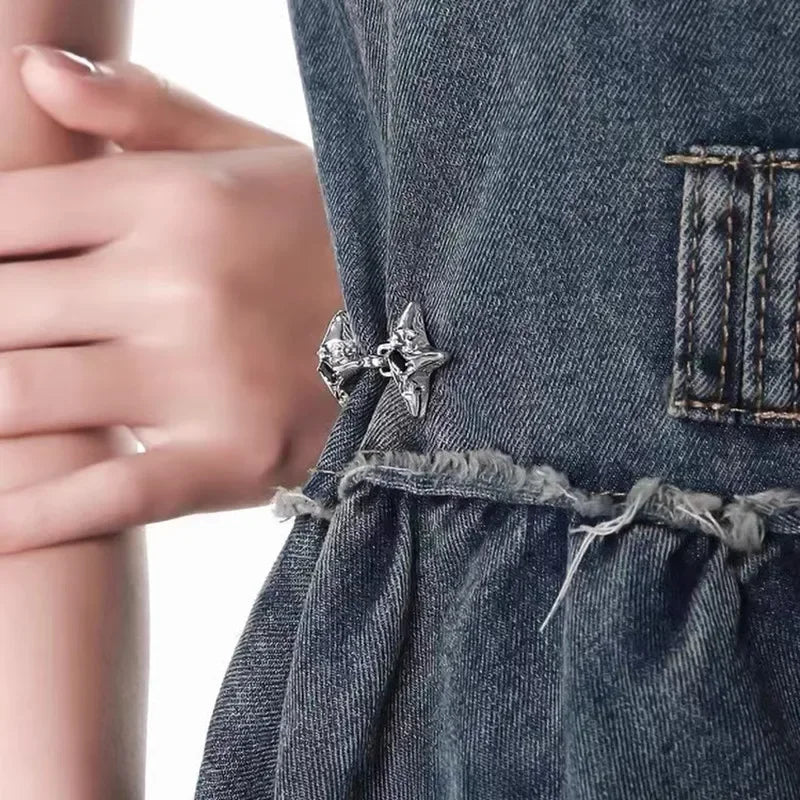 Adjustable Star Waist Buckle Clip for Jeans | Metal Belt Tool Waist Buckle Clip Babs