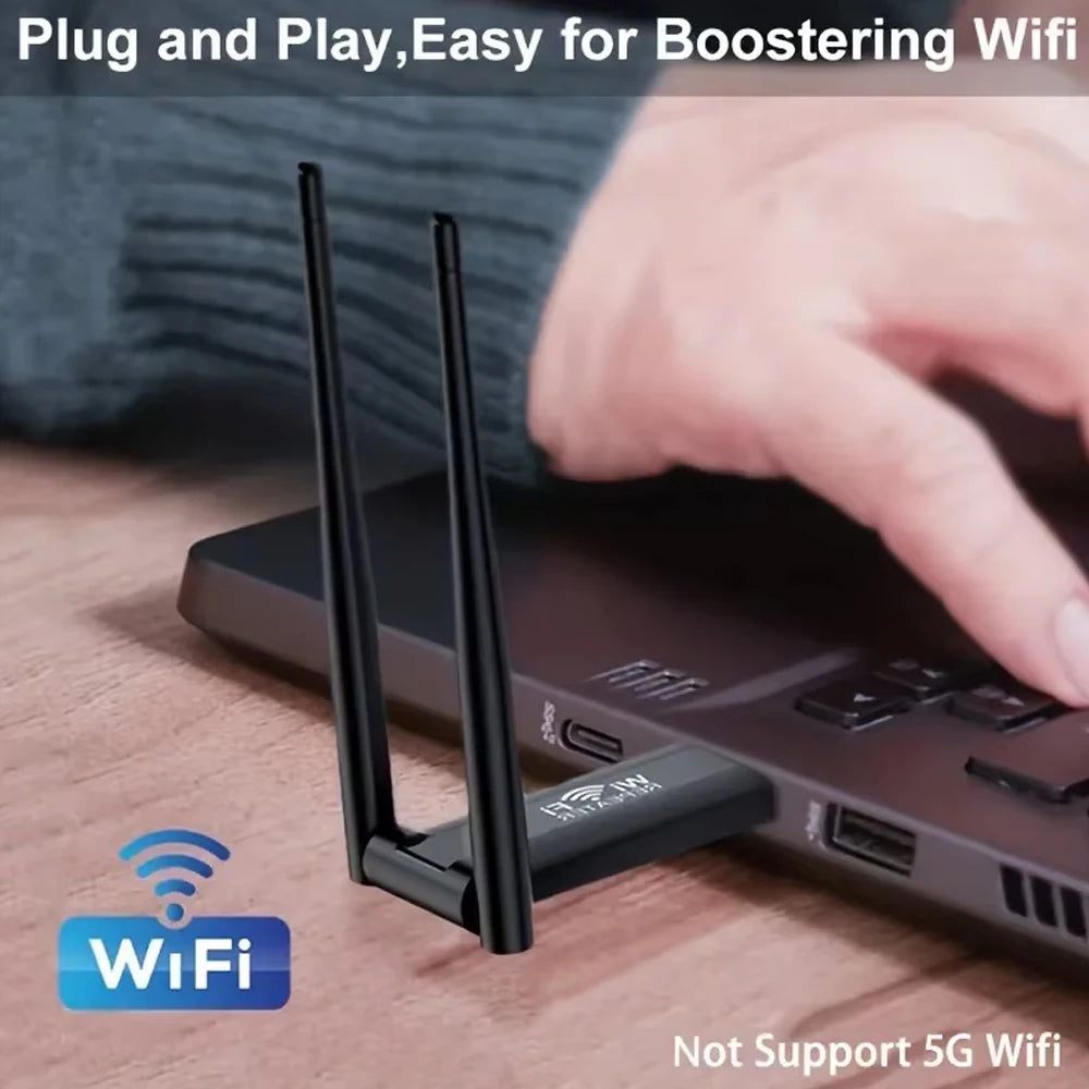 KEBIDUME 300Mbps USB WiFi Repeater & 2.4G Signal Booster USB WiFi Repeater Babs