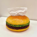 Hamburger Tissue Box Holder – Retro Home Decor Napkin Dispenser Novelty Tissue Holder Babs A