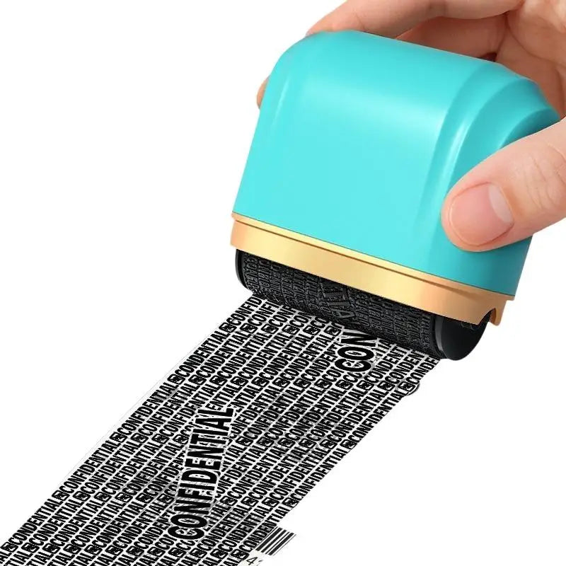 Privacy Roller Stamp – Identity Protection Seal & 3 Ink Capsules Privacy Roller Stamp Babs