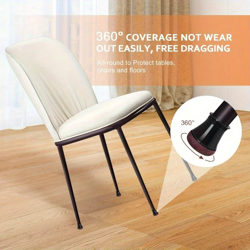 4pcs Rubber Chair Leg Caps & Floor Protectors for Hardwood Chair Leg Protectors Babs