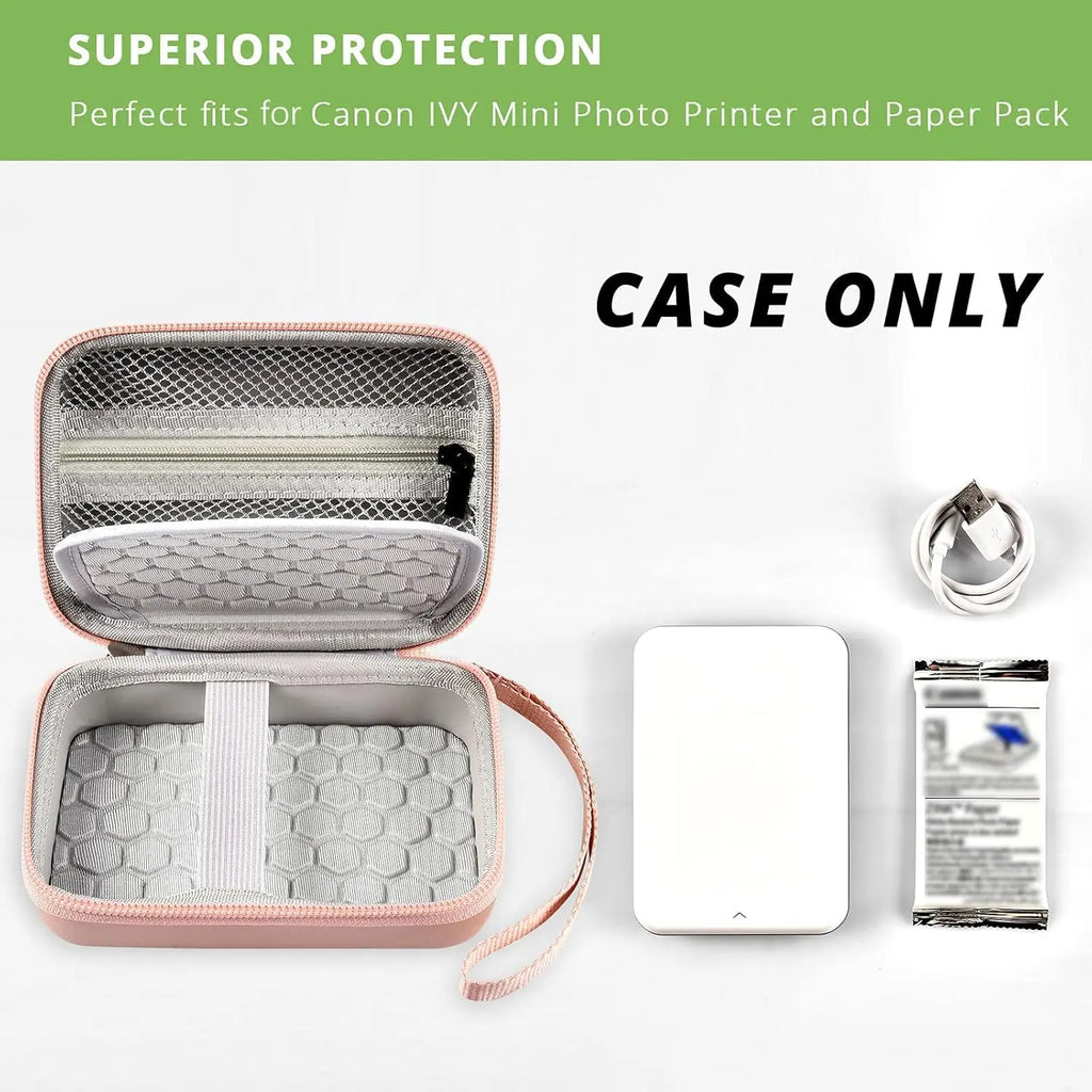 Carry Case for Canon IVY / IVY 2 Mini Photo Printer – Hard Shell Printer Carry Case Babs