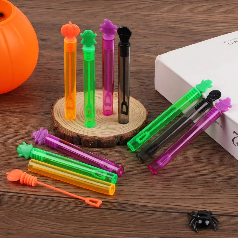 Halloween Bubble Wand Bottles – Pumpkin & Ghost Party Favors Halloween Bubble Wands Babs