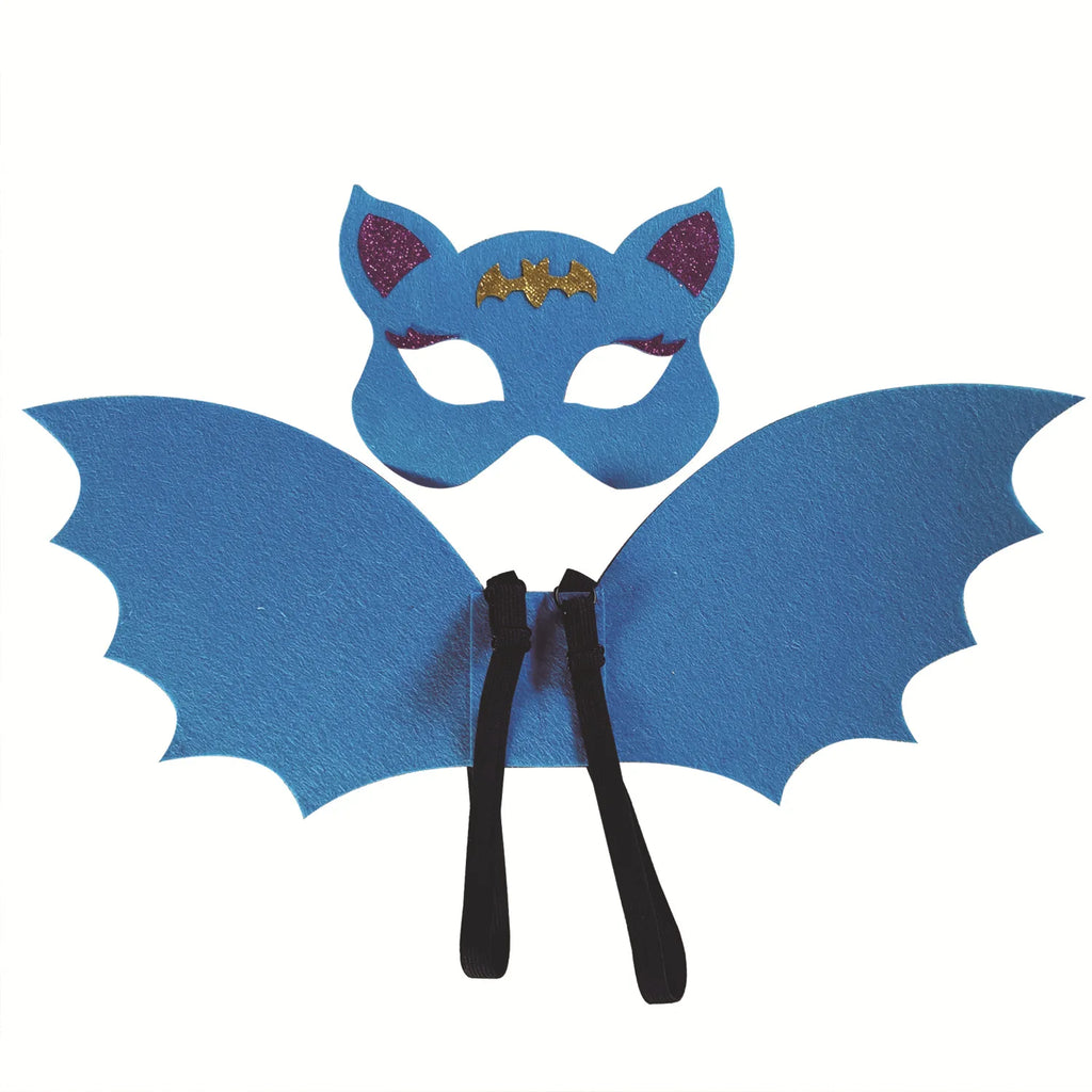 Kids Halloween Bat Wings & Mask Costume Set – Ages 6-15 Halloween Costume Set Babs Big boy C
