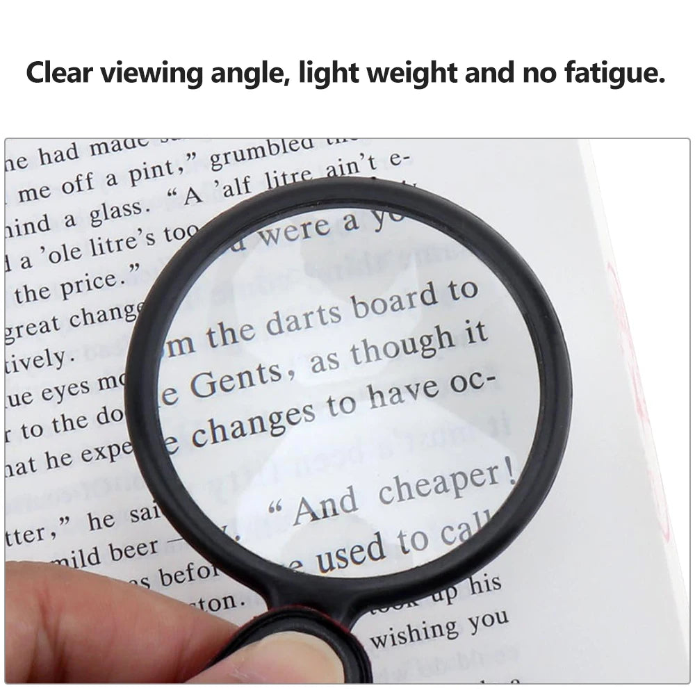 6X 8X Folding Pocket Magnifier – Handheld Loupe 50/60mm Pocket Magnifying Loupe Babs