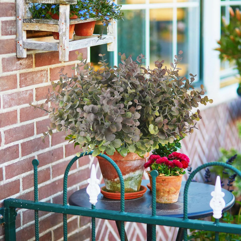 Faux Eucalyptus Branches – Artificial Green Leaves for Home Decor Artificial Plant Stems Babs