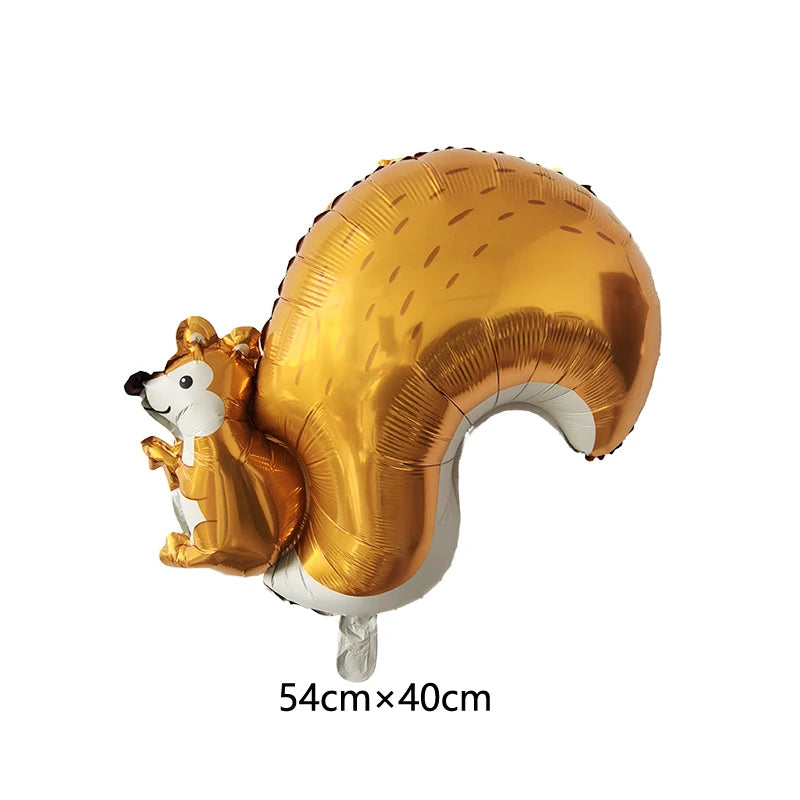 Thanksgiving Foil Balloons & Maple Leaf Banner Party Decor