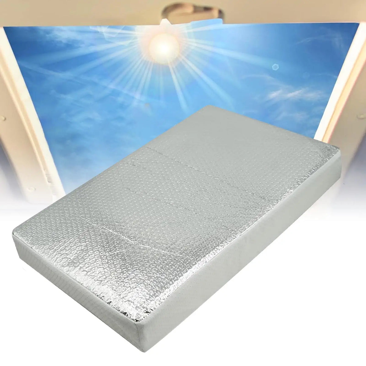 RV Roof Vent Cover – Reflective Waterproof Skylight Insulator RV Vent Insulator Babs