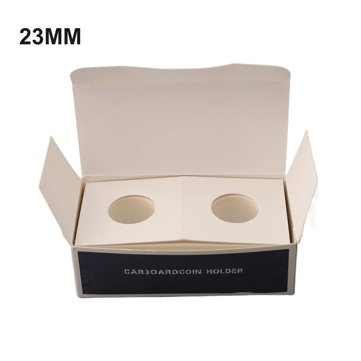 Cardboard Coin Holders 12 Sizes – 50-Pack Flip Storage Coin Flip Holders Babs 23mm