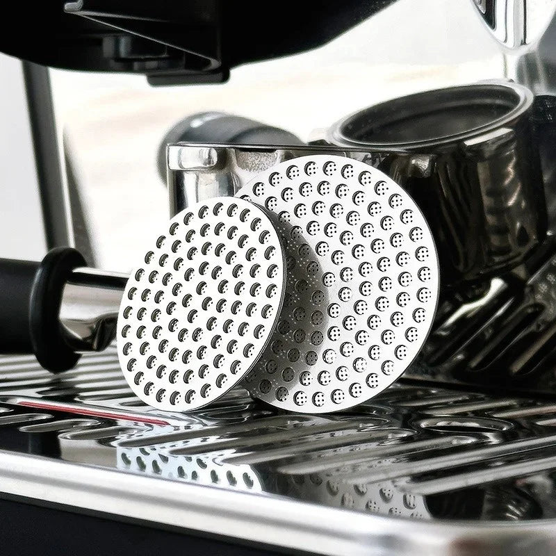 Reusable Espresso Puck Screen 51/53/58mm – Stainless Steel Espresso Puck Screen Babs