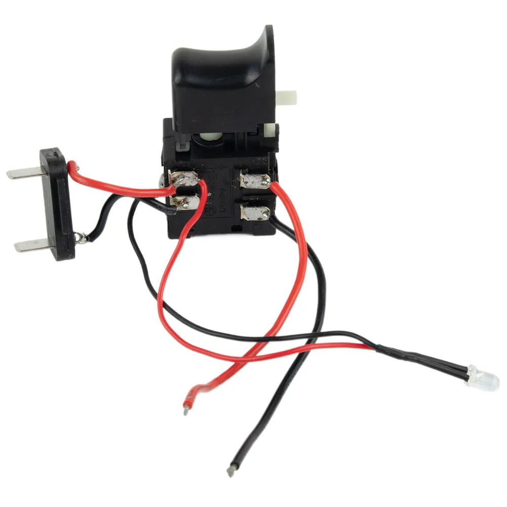 Electric Drill Trigger Switch 7.2V–24V Variable Speed with Light Drill Trigger Switch Babs Default Title