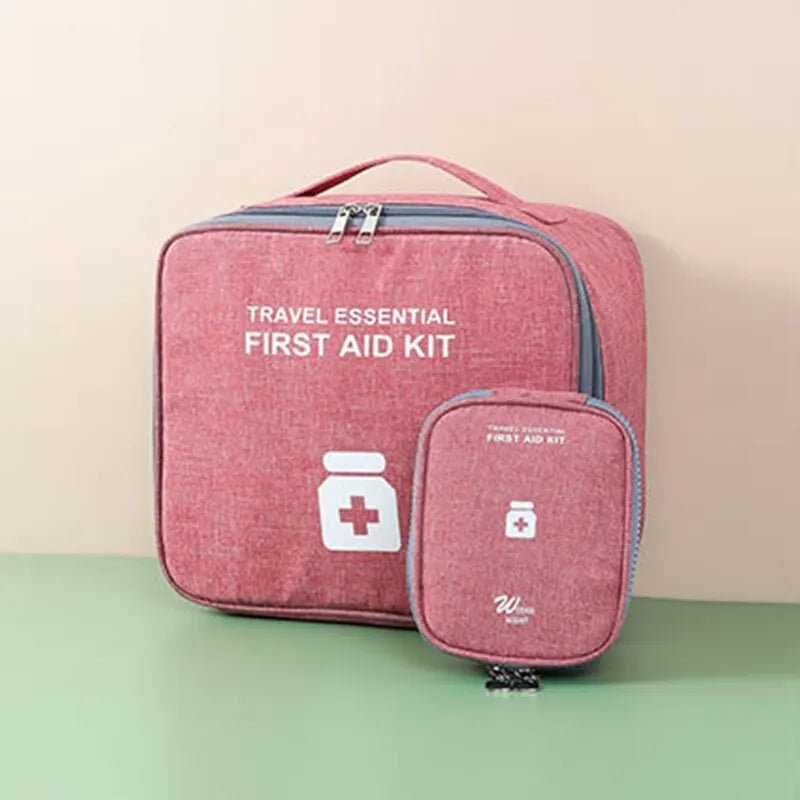 Family First Aid Kit Bag – Large Capacity Travel & Home Organizer First Aid Kit Bag Babs