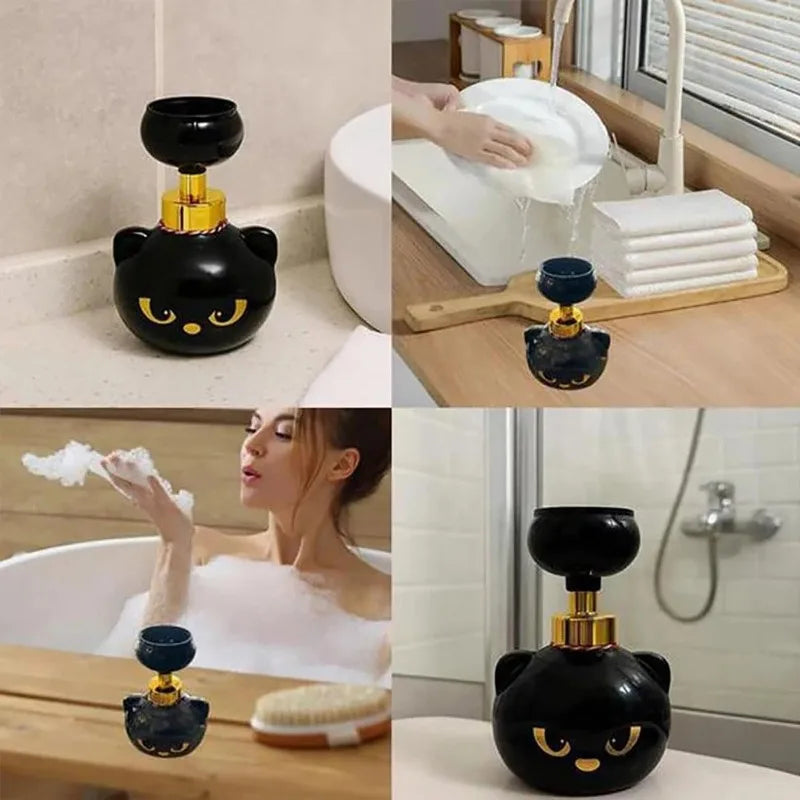 Cat Paw Foaming Soap Dispenser 500ml – Refillable, 1–5 Pack Foaming Soap Dispenser Babs