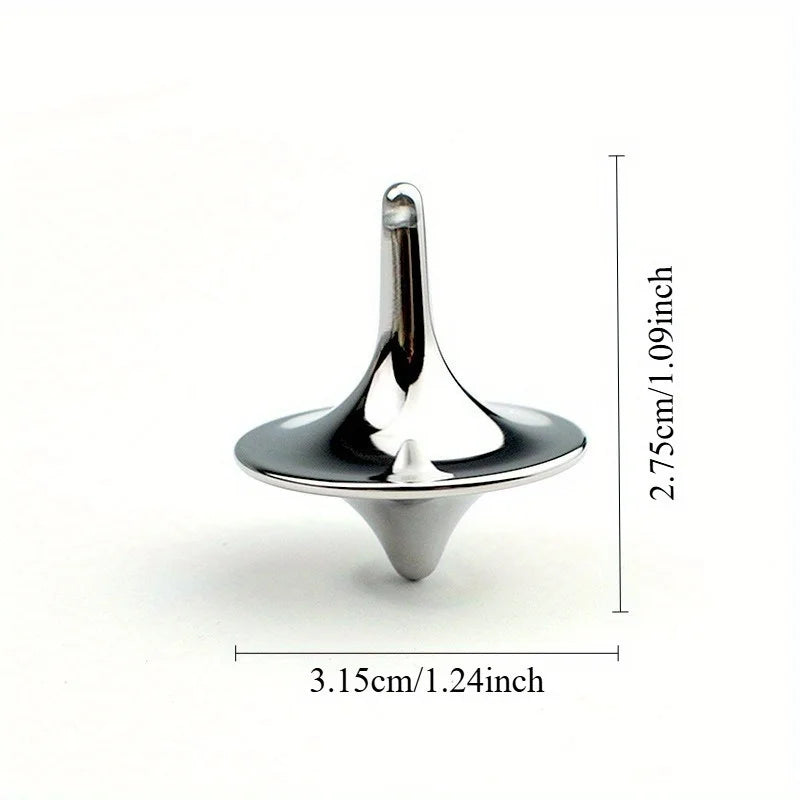 Stainless Steel Gyroscope Spinning Top – Inception-Style Gift Metal Spinning Top Babs