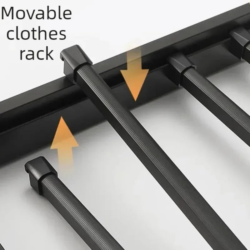 Retractable Wall-Mounted Clothes Drying Rack – Aluminum Alloy Clothes Drying Rack Babs