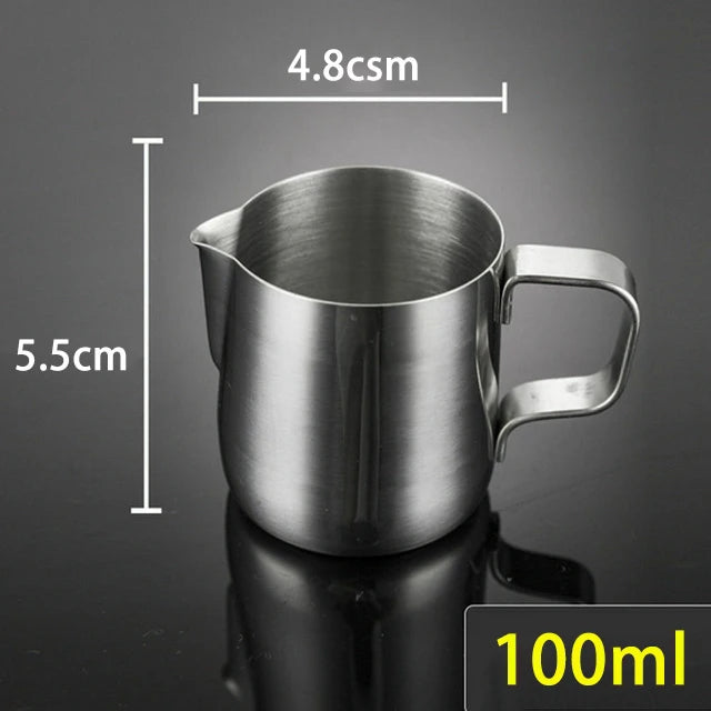 Stainless Steel Milk Frothing Pitcher – Latte & Espresso Milk Frothing Pitcher Babs 100ml