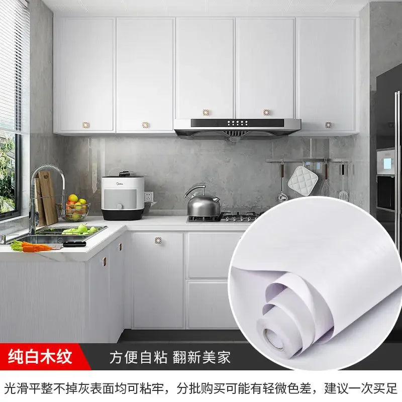 Waterproof Wood Grain Self-Adhesive Vinyl Contact Paper Roll Vinyl Contact Paper Babs