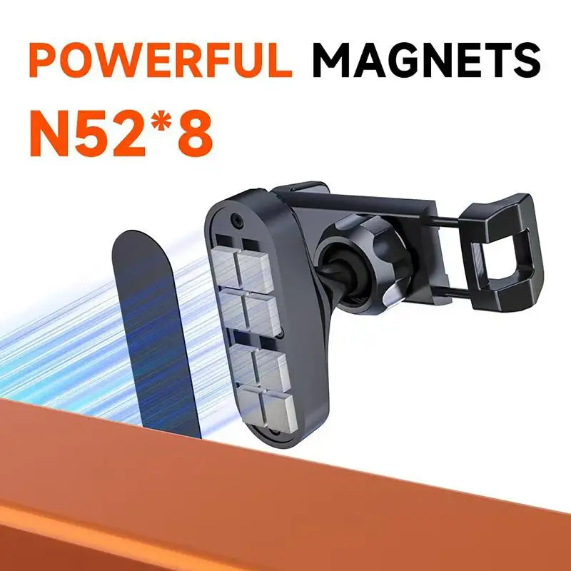 Magnetic Phone Holder 360° Adjustable Retractable Clamp | Universal Magnetic Phone Mount Babs