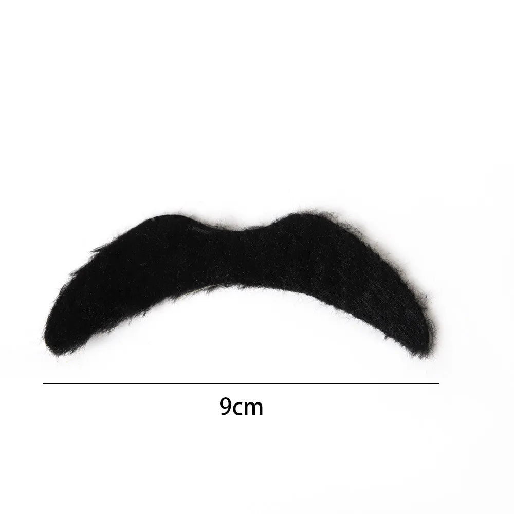 12-Piece Fake Beard & Mustache Set – Halloween Costume Party Costume Accessories Babs