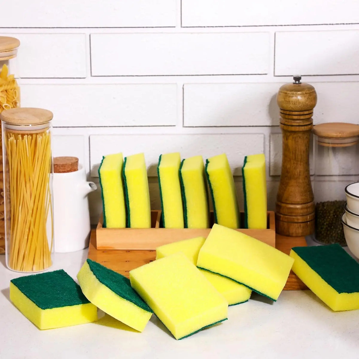Heavy Duty Dish Scrubber Sponge – Stink-Free Kitchen Cleaning Kitchen Scrubber Sponge Babs
