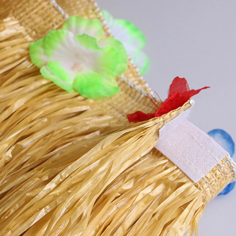 Hawaiian Grass Table Skirt – Tropical Luau Party Decoration Party Table Decoration Babs