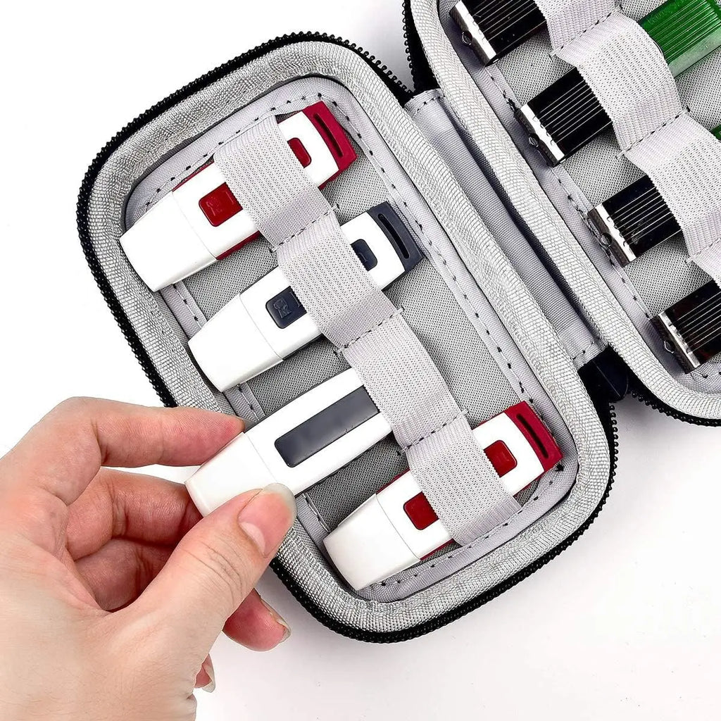 USB Flash Drive Case – 8-Slot Hard Organizer for Thumb Drives USB Drive Organizer Case Babs