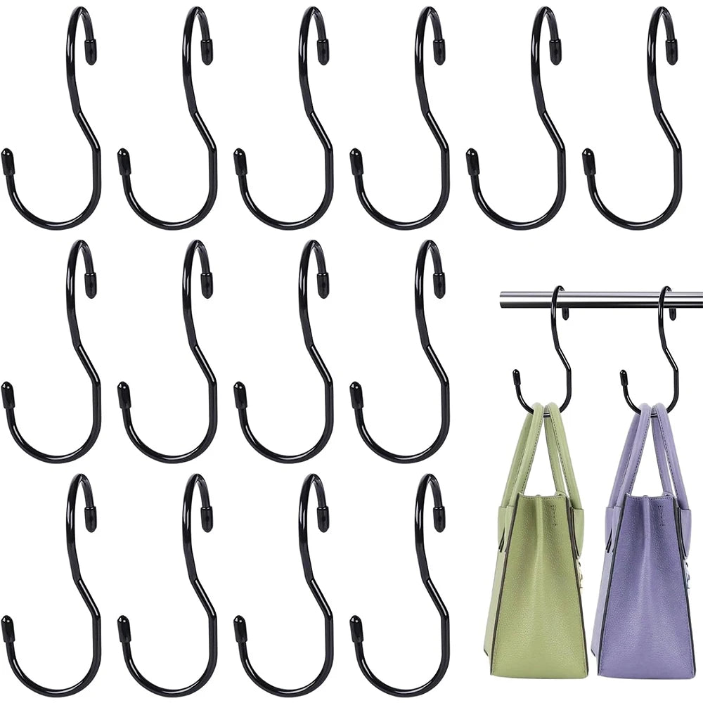 4-Pack Purse Hangers for Closet – Twist Design Bag Hooks Closet Organizer Hooks Babs
