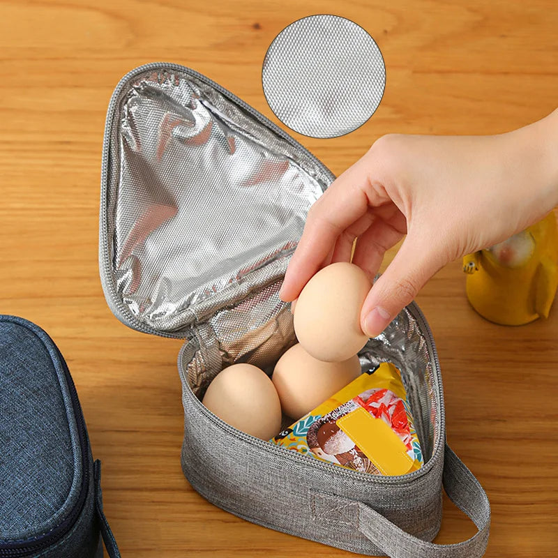 Triangular Insulated Rice Ball Lunch Bag – Aluminum Foil Oxford Insulated Lunch Bag Babs