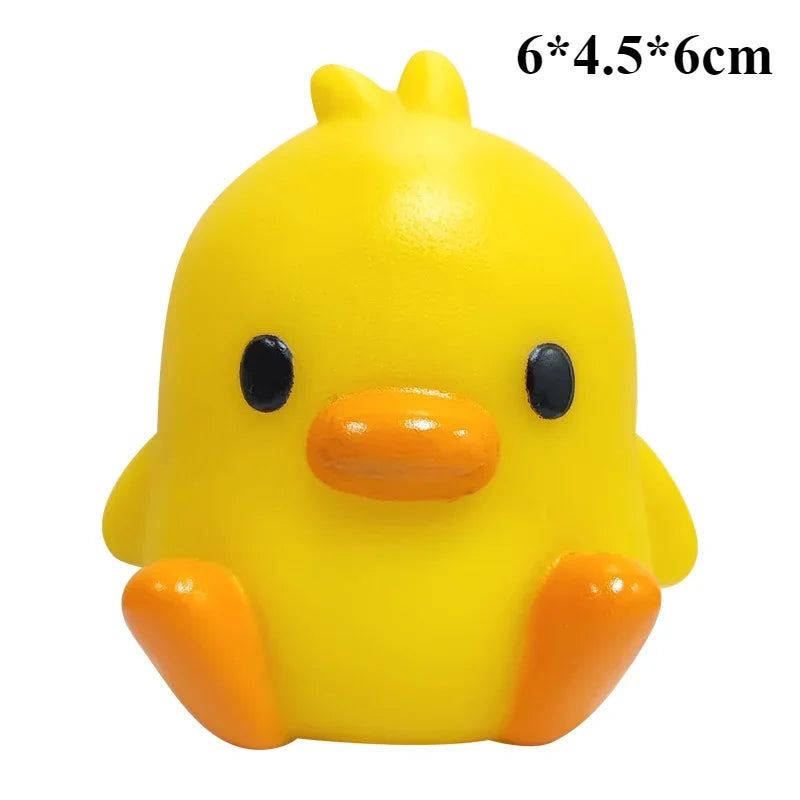 Cartoon Yellow Duck Night Light – Cute Bedside Desk Ornament Novelty Night Light Babs